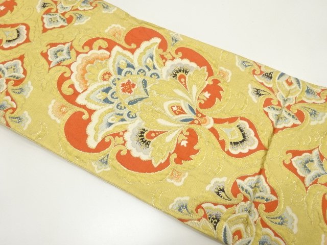 Japanese Kimono / Antique / Fukuro Obi Silk